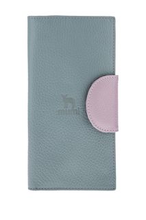 Кошелек из зерненой кожи с двумя отделами для купюр Mumi
