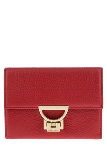 Кожаный кошелек красного цвета Arlettis Coccinelle