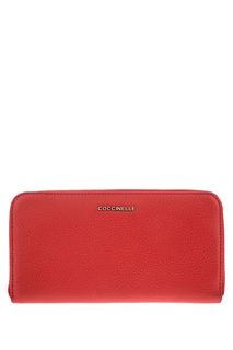 Кошелек из зерненой кожи на молнии Metallic Soft Coccinelle