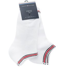 Комплект из 2 пар белых хлопковых носков Tommy Hilfiger