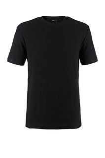 Черная футболка из фактурной ткани Befree
