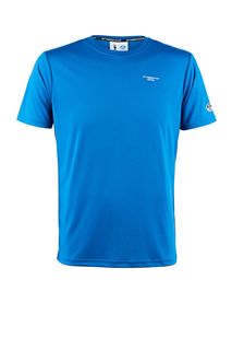 Синяя футболка с принтом на спине AC36 by Prada North Sails
