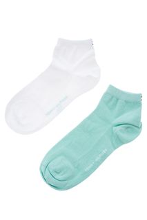 Комплект из двух пар коротких носков из хлопка Tommy Hilfiger