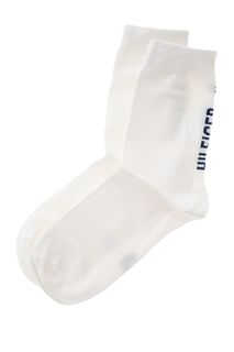 Высокие носки молочного цвета Tommy Hilfiger