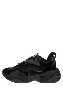 Кроссовки из кожи и текстиля на объемной подошве Fashletics by Tamaris