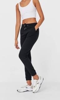 Stradivarius Спортивные Брюки Из Мягкой Ткани Женская Коллекция Черный S