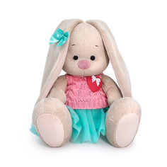 Мягкая игрушка BUDI BASA SidS-362 Зайка Ми в юбке и вязаном жилете 18см