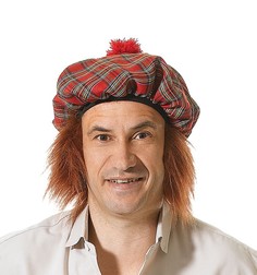 Берет Шотландца Bristol с волосами р. 56, ПБ532