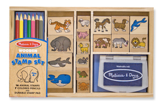 Большой набор печатей Melissa & Doug Животные