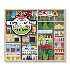 Деревянный игровой набор Melissa & Doug Город