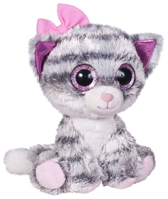 Мягкая игрушка Fancy Глазастики Кошечка, 15 см