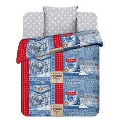 Детское постельное белье 1,5-спальное Твой стиль Джинса Василиса