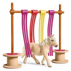 Игровой набор Schleich Пони проходит трассу, Бег с препятствиями 42484