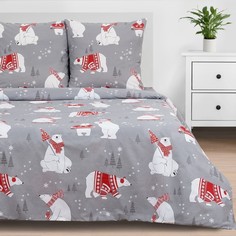 Постельное белье ЭТЕЛЬ Зимние игры, евро, 4482241