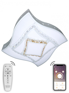 Светодиодная потолочная люстра хром, LED 80W Natali Kovaltseva INNOVATION STYLE 3518
