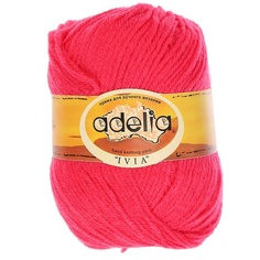 Вязание Пряжа ADELIA "IVIA" 4 шт, в упак, цвет малиновый IVIA-117, 150 м от Adelia