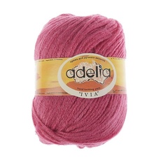 Вязание Пряжа ADELIA "IVIA" 4 шт, в упак, цвет бордовый IVIA-008, 150 м от Adelia