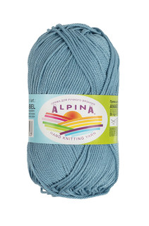 Вязание Пряжа ALPINA "ANABEL" 10 шт, в упак, цвет голубой ANABEL-086, 120 м от Alpina