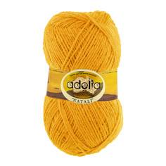 Вязание Пряжа ADELIA "NATALI" 10 шт, в упак, цвет ярко-желтый NATALI-03, 300 м от Adelia