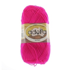 Вязание Пряжа ADELIA "AURA" 10 шт, в упак, цвет яр, фуксия AURA-098, 250 м от Adelia