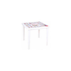 Стол АЛЬТЕРНАТИВА М7581 Стол "Веселая компания" квадратный (белый) Alternativa