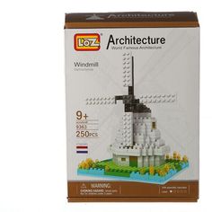 Конструктор 250 деталей ветряная мельница 9363 Loz