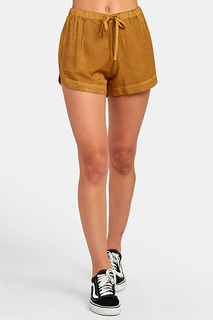 Шорты женские RVCA New Yume Antique Bronze, оранжевый, M