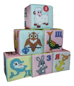 Детские кубики Дельфин Азбука NEW