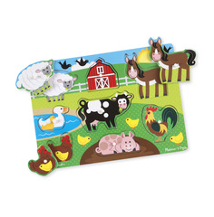 "Мои первые пазлы" Ферма Melissa & Doug