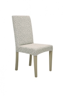 Чехол на стул без оборки Venera "Жаккард", цвет слоновая кость, 1 предмет