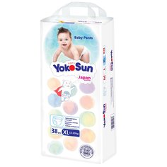 Подгузники-трусики YokoSun XL 12-20 кг, 38 шт