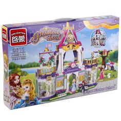 Конструктор пластиковый Замок принцессы, с фигурками, 628 деталей Brick