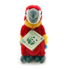 Мягкая игрушка Красный попугай WWF 18 см