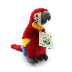 Мягкая игрушка Красный попугай WWF 23 см