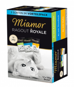 Влажный корм для кошек Miamor Ragout Royal, курица, тунец, кролик 12шт, 100гр