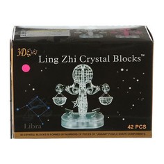 Кристальный 3d пазл знак зодиака весы 42 шт Crystal puzzle 9045
