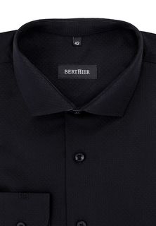 Рубашка мужская BERTHIER GIACOMO-58055/ Fit-R(2) черная 41