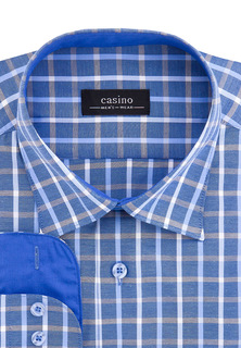 Рубашка мужская CASINO c225/16/047/1 голубая 42
