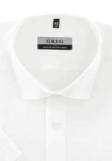 Рубашка мужская GREG 513/109/7010/Z_GB бежевая 43