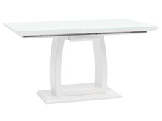 Кухонный стол Орлеан, раскладной ET-1621-140/160-HGW DUAL Белый, Малый Stool Group