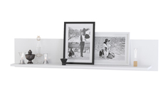 Полка Mobi Бэль 10.107, белый премиум, 120х20х24 см