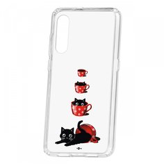 Чехол Kruche Xiaomi Mi9 Print Котенок в чашке КruЧЕ