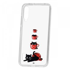 Чехол Kruche Xiaomi Mi A3 Print Котенок в чашке КruЧЕ