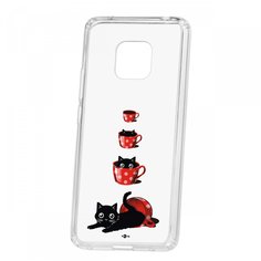 Чехол Kruche Huawei Mate 20 Pro Print Котенок в чашке КruЧЕ