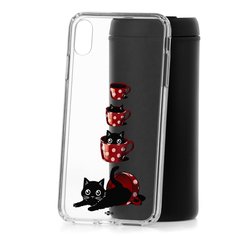 Чехол Apple iPhone XS Max Kruche Print Котенок в чашке КruЧЕ