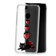 Чехол Huawei Honor 9 Lite Kruche Print Котенок в чашке КruЧЕ