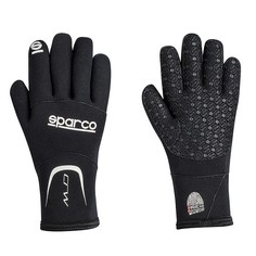 Перчатки для картинга CRW, неопрен (дождь), черный, р-р L Sparco 00258NR3L