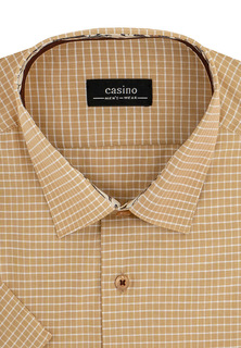 Рубашка мужская CASINO c515/057/1120/1p желтая 43