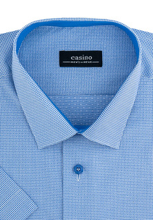 Рубашка мужская CASINO c214/051/9358/1 голубая 44