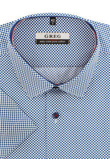 Рубашка мужская Greg 123/201/96013/ZS/C/1p голубая 44